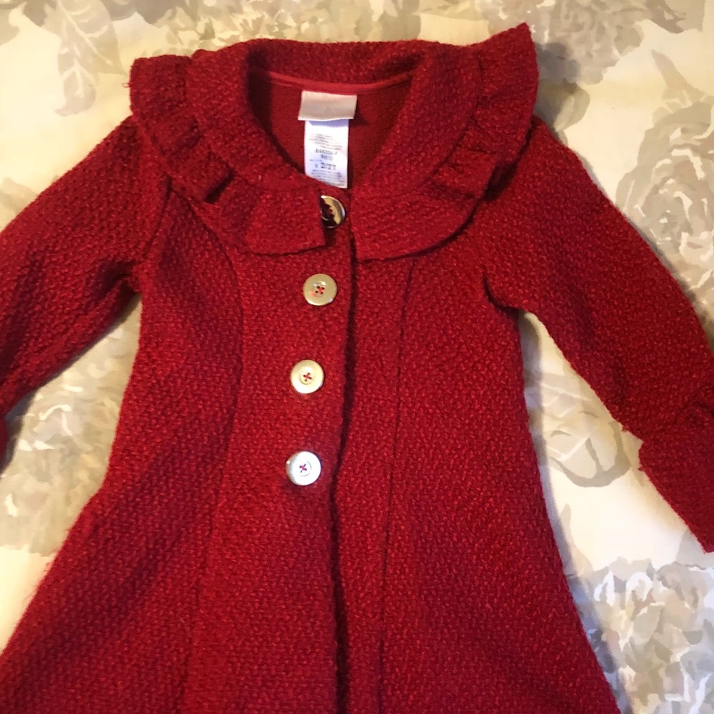 Iris and Ivy red girl’s coat
